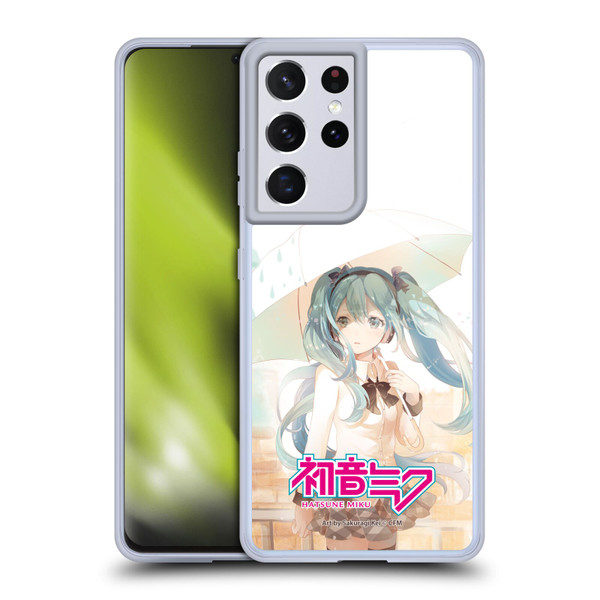 Hatsune Miku Graphics Rain Soft Gel Case for Samsung Galaxy S21 Ultra 5G