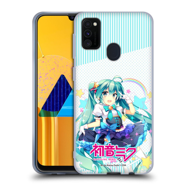 Hatsune Miku Graphics Stars And Rainbow Soft Gel Case for Samsung Galaxy M30s (2019)/M21 (2020)