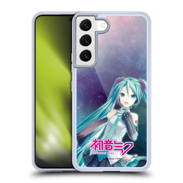 Hatsune Miku Graphics Nebula Soft Gel Case for Samsung Galaxy S22 5G & MagSafe