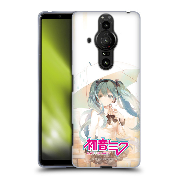 Hatsune Miku Graphics Rain Soft Gel Case for Sony Xperia Pro-I