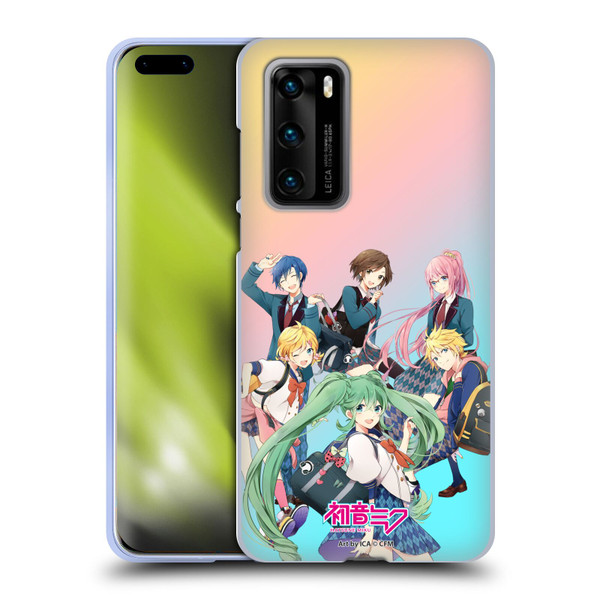 Hatsune Miku Virtual Singers High School Soft Gel Case for Huawei P40 5G