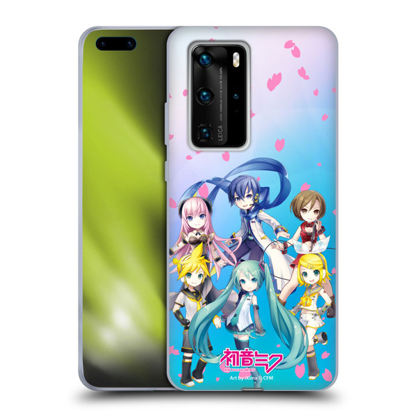 Hatsune Miku Virtual Singers Sakura Soft Gel Case for Huawei P40 Pro / P40 Pro Plus 5G