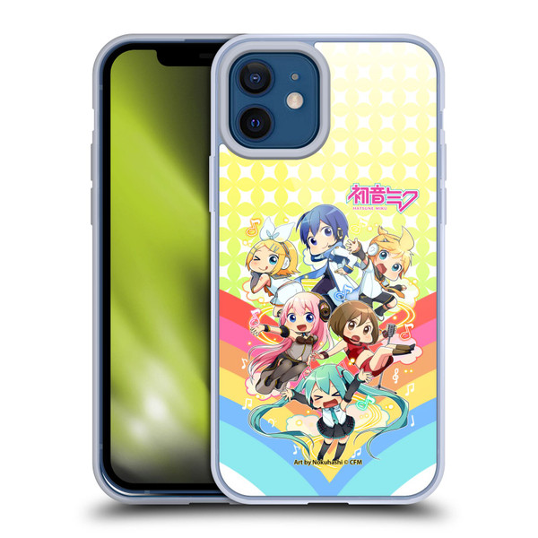 Hatsune Miku Virtual Singers Rainbow Soft Gel Case for Apple iPhone 12 / iPhone 12 Pro