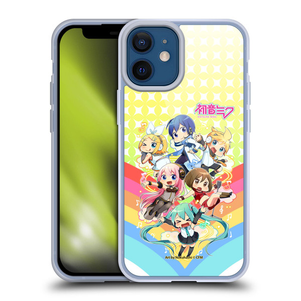 Hatsune Miku Virtual Singers Rainbow Soft Gel Case for Apple iPhone 12 Mini