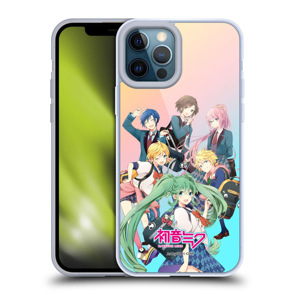 Hatsune Miku Virtual Singers High School Soft Gel Case for Apple iPhone 12 Pro Max