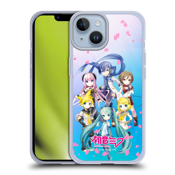 Hatsune Miku Virtual Singers Sakura Soft Gel Case for Apple iPhone 14