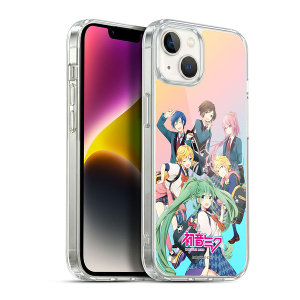 Hatsune Miku Virtual Singers High School Soft Gel Case for Apple iPhone 14 Plus & MagSafe