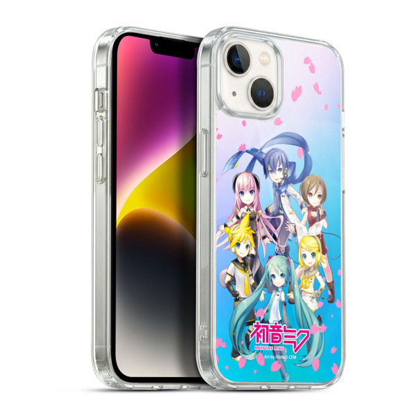 Hatsune Miku Virtual Singers Sakura Soft Gel Case for Apple iPhone 14 Plus & MagSafe