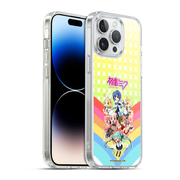 Hatsune Miku Virtual Singers Rainbow Soft Gel Case for Apple iPhone 14 Pro Max & MagSafe