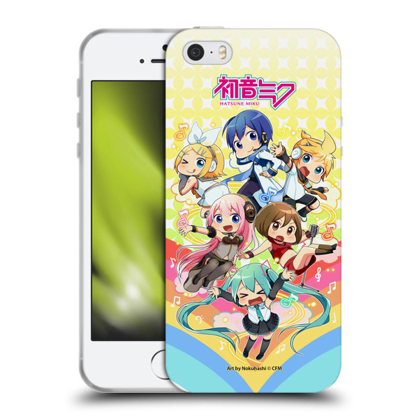Hatsune Miku Virtual Singers Rainbow Soft Gel Case for Apple iPhone 5 / 5s / iPhone SE 2016