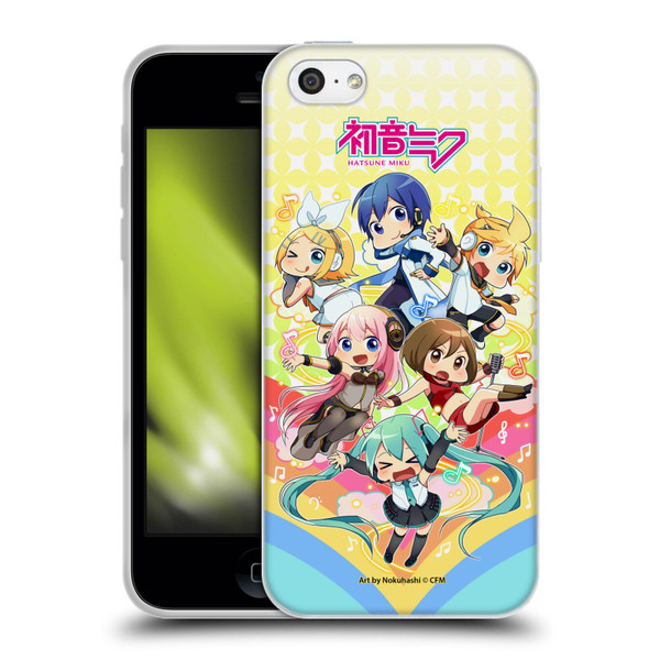 Hatsune Miku Virtual Singers Rainbow Soft Gel Case for Apple iPhone 5c