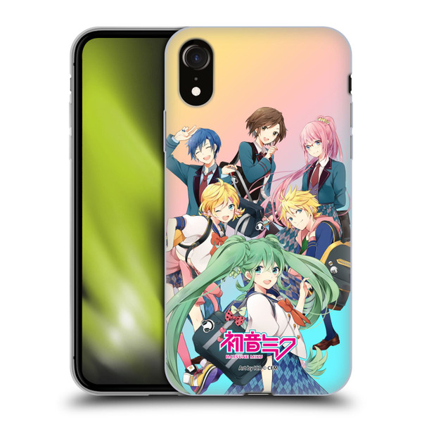Hatsune Miku Virtual Singers High School Soft Gel Case for Apple iPhone XR
