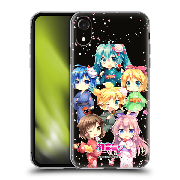 Hatsune Miku Virtual Singers Characters Soft Gel Case for Apple iPhone XR