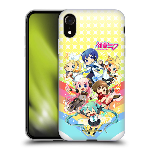 Hatsune Miku Virtual Singers Rainbow Soft Gel Case for Apple iPhone XR