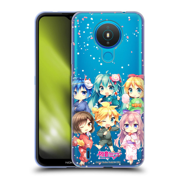 Hatsune Miku Virtual Singers Characters Soft Gel Case for Nokia 1.4