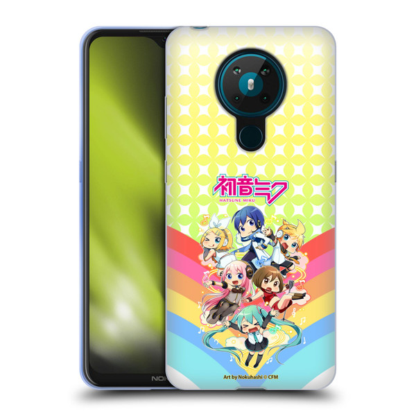 Hatsune Miku Virtual Singers Rainbow Soft Gel Case for Nokia 5.3