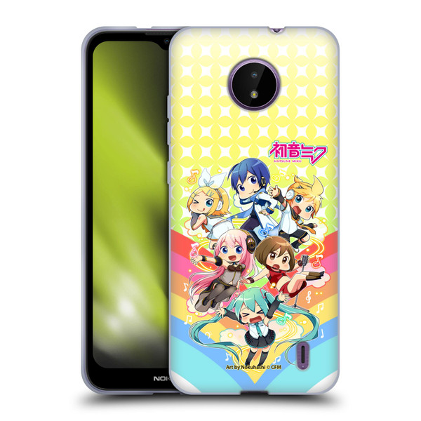 Hatsune Miku Virtual Singers Rainbow Soft Gel Case for Nokia C10 / C20