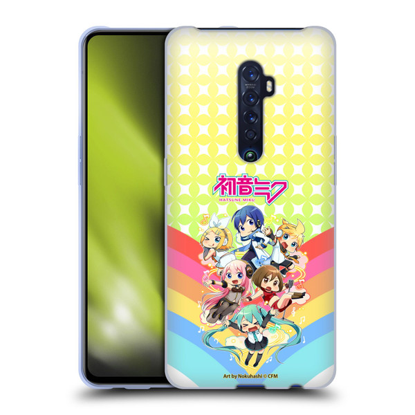 Hatsune Miku Virtual Singers Rainbow Soft Gel Case for OPPO Reno 2