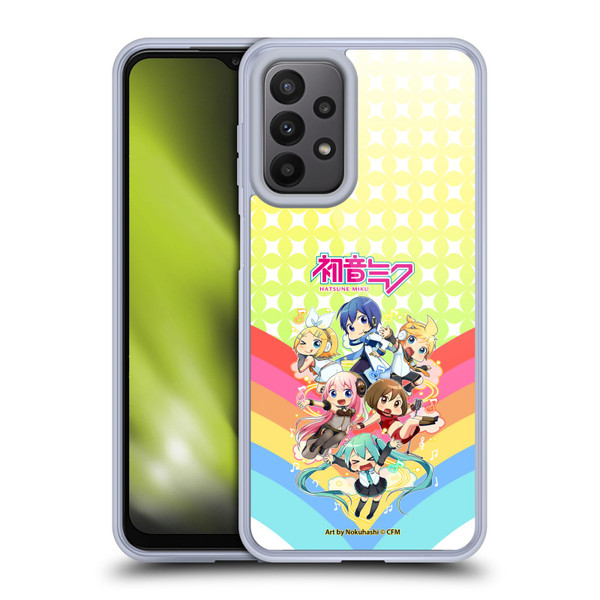 Hatsune Miku Virtual Singers Rainbow Soft Gel Case for Samsung Galaxy A23 / 5G (2022)