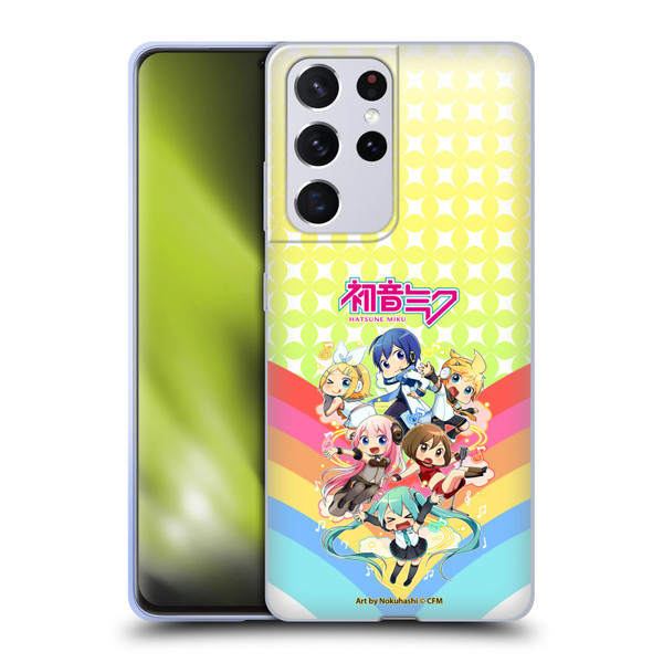 Hatsune Miku Virtual Singers Rainbow Soft Gel Case for Samsung Galaxy S21 Ultra 5G