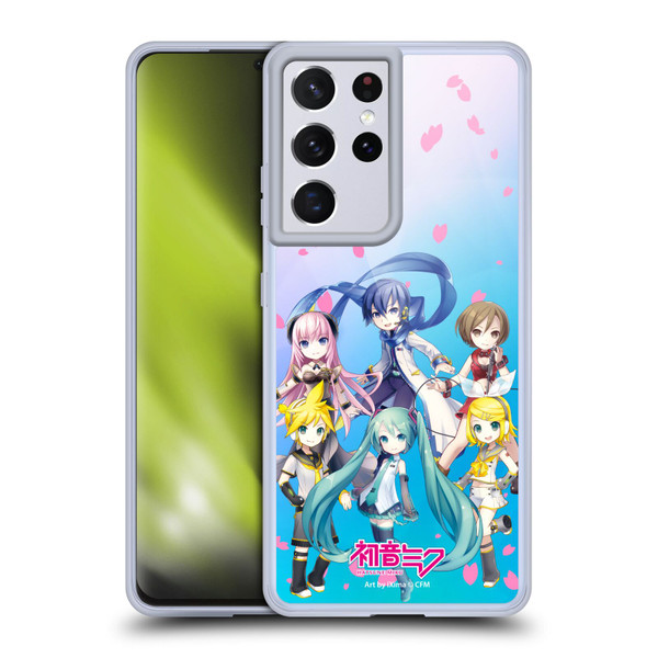 Hatsune Miku Virtual Singers Sakura Soft Gel Case for Samsung Galaxy S21 Ultra 5G
