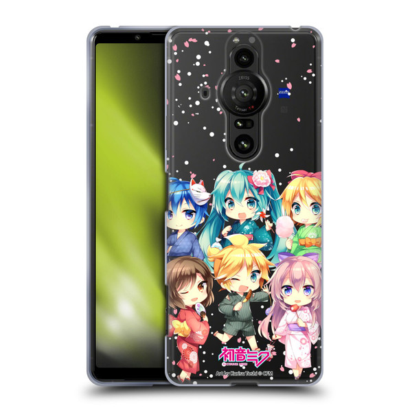 Hatsune Miku Virtual Singers Characters Soft Gel Case for Sony Xperia Pro-I
