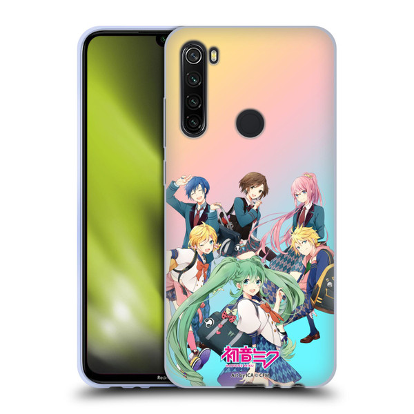Hatsune Miku Virtual Singers High School Soft Gel Case for Xiaomi Redmi Note 8T