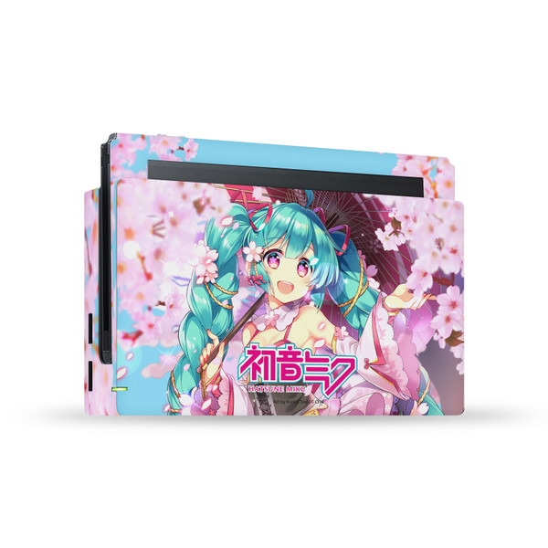 Hatsune Miku Graphics Sakura Vinyl Sticker Skin Decal Cover for Nintendo Switch Console & Dock