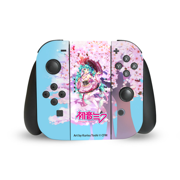 Hatsune Miku Graphics Sakura Vinyl Sticker Skin Decal Cover for Nintendo Switch Joy Controller