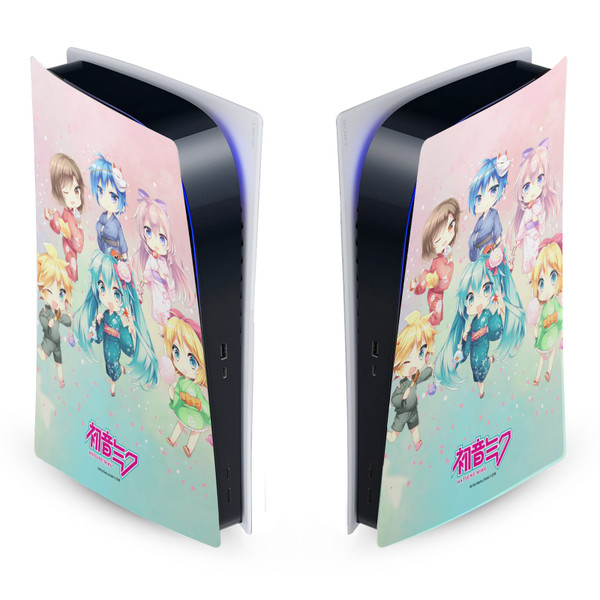 Hatsune Miku Graphics Characters Vinyl Sticker Skin Decal Cover for Sony PS5 Digital Edition Console