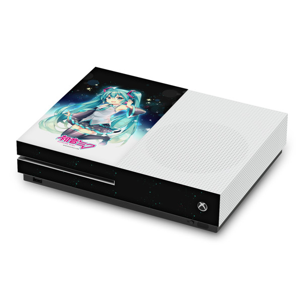 Hatsune Miku Graphics Night Sky Vinyl Sticker Skin Decal Cover for Microsoft Xbox One S Console