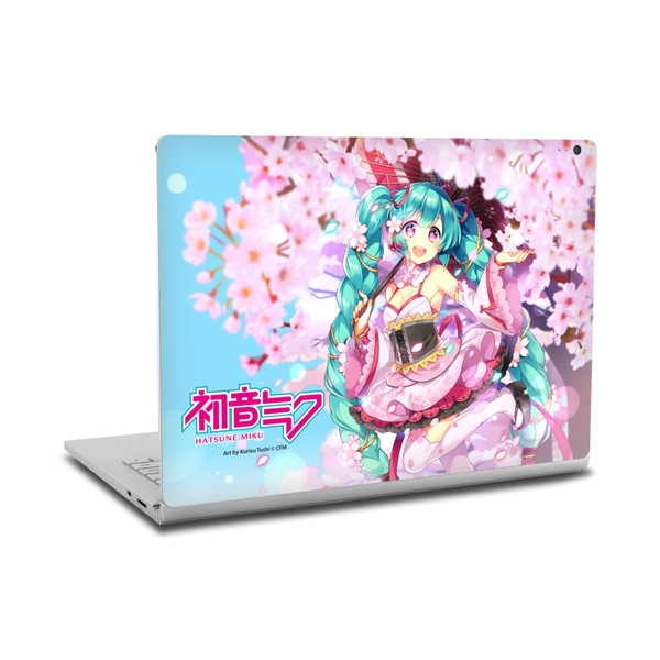 Hatsune Miku Graphics Sakura Vinyl Sticker Skin Decal Cover for Microsoft Surface Book 2