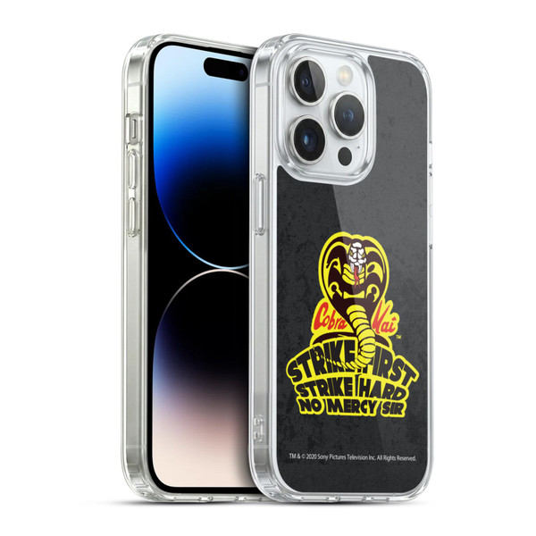 Cobra Kai Graphics 2 Strike Hard Logo Soft Gel Case for Apple iPhone 14 Pro & MagSafe