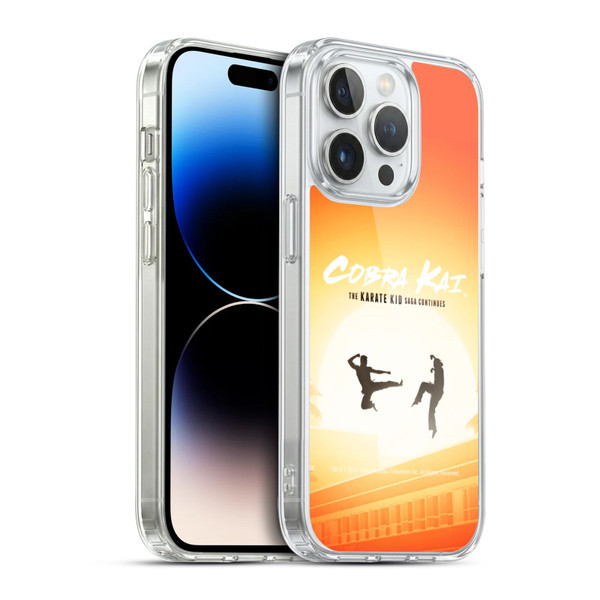 Cobra Kai Graphics Karate Kid Saga Soft Gel Case for Apple iPhone 14 Pro & MagSafe