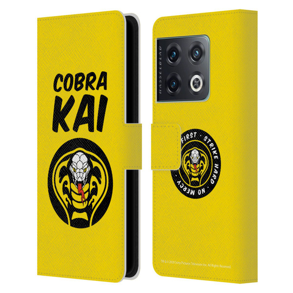 Cobra Kai Composed Art Logo 2 Leather Book Wallet Case Cover For OnePlus 10 Pro