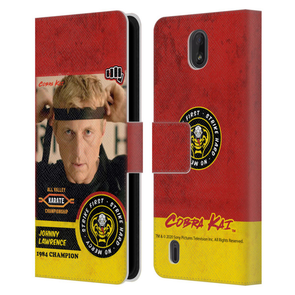 Cobra Kai Graphics 2 Johnny Lawrence Karate Leather Book Wallet Case Cover For Nokia C01 Plus/C1 2nd Edition