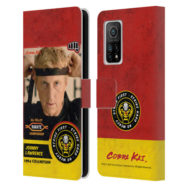 Cobra Kai Graphics 2 Johnny Lawrence Karate Leather Book Wallet Case Cover For Xiaomi Mi 10T 5G