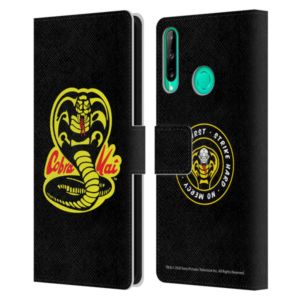Cobra Kai Graphics Logo Leather Book Wallet Case Cover For Huawei P40 lite E