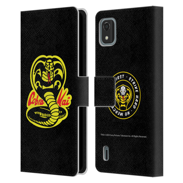 Cobra Kai Graphics Logo Leather Book Wallet Case Cover For Nokia C2 2nd Edition