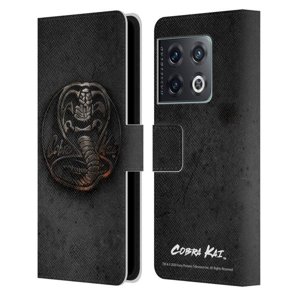 Cobra Kai Graphics Metal Logo Leather Book Wallet Case Cover For OnePlus 10 Pro