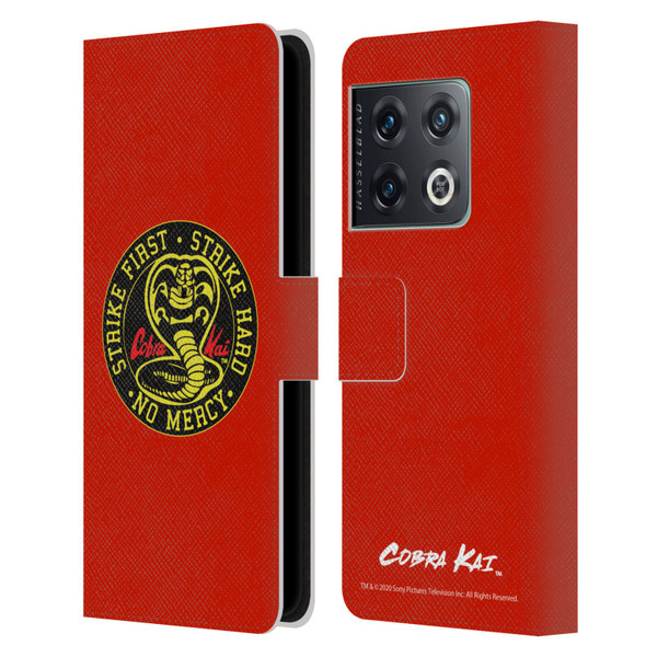Cobra Kai Graphics Strike Logo Leather Book Wallet Case Cover For OnePlus 10 Pro