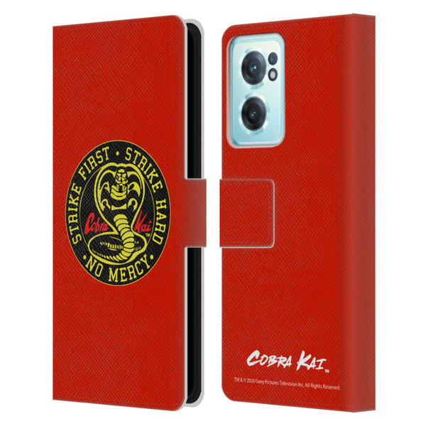 Cobra Kai Graphics Strike Logo Leather Book Wallet Case Cover For OnePlus Nord CE 2 5G