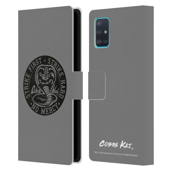 Cobra Kai Graphics Strike Logo 2 Leather Book Wallet Case Cover For Samsung Galaxy A51 (2019)