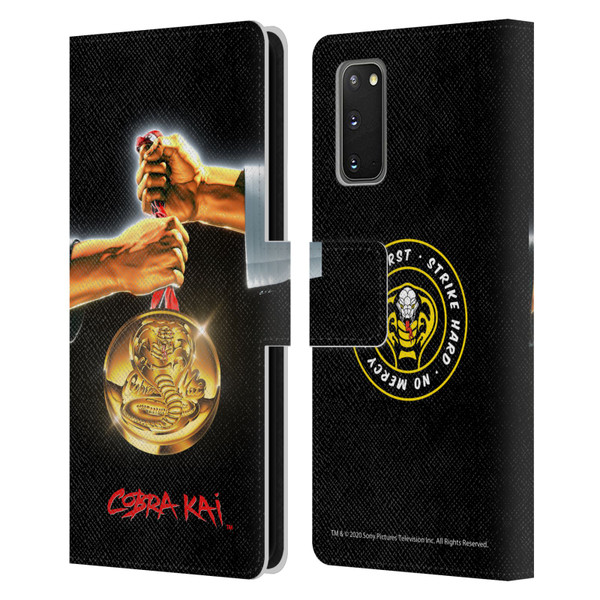 Cobra Kai Graphics Gold Medal Leather Book Wallet Case Cover For Samsung Galaxy S20 / S20 5G