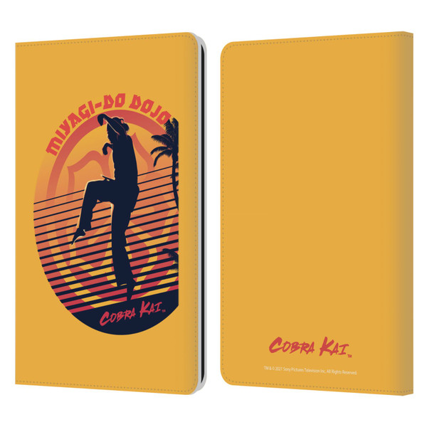 Cobra Kai Key Art Miyagi Do Logo Leather Book Wallet Case Cover For Amazon Kindle Paperwhite 1 / 2 / 3