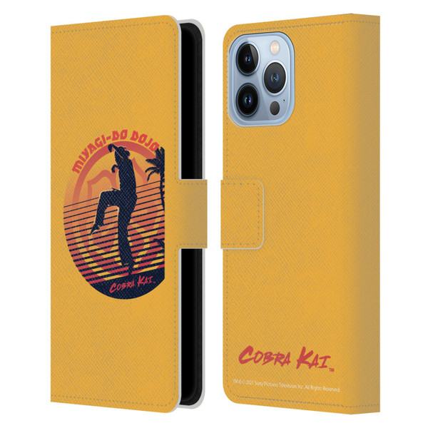Cobra Kai Key Art Miyagi Do Logo Leather Book Wallet Case Cover For Apple iPhone 13 Pro Max