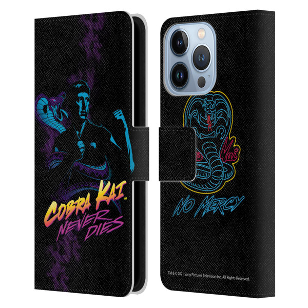 Cobra Kai Key Art Johnny Lawrence Never Dies Leather Book Wallet Case Cover For Apple iPhone 13 Pro