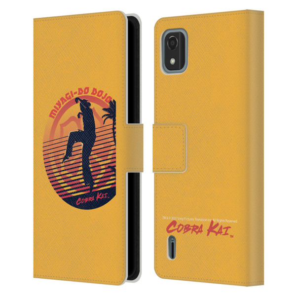 Cobra Kai Key Art Miyagi Do Logo Leather Book Wallet Case Cover For Nokia C2 2nd Edition