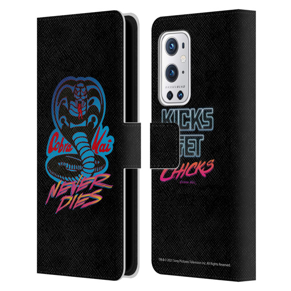 Cobra Kai Key Art Never Dies Logo Leather Book Wallet Case Cover For OnePlus 9 Pro