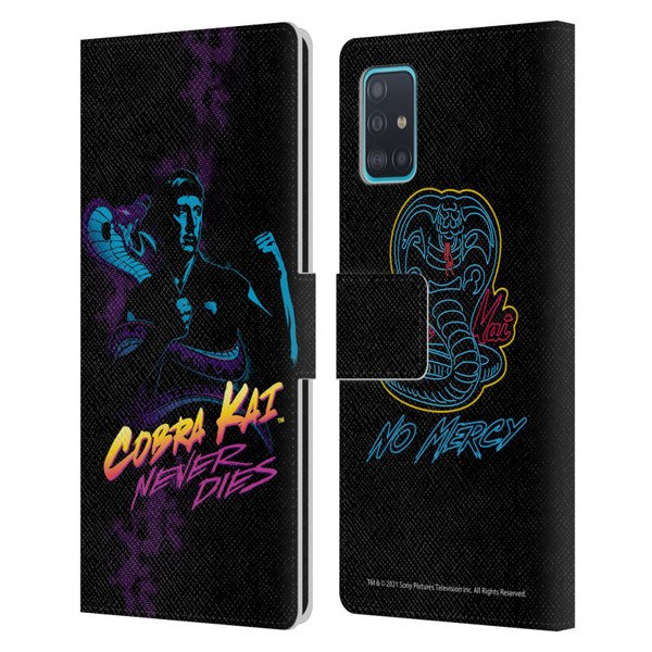 Cobra Kai Key Art Johnny Lawrence Never Dies Leather Book Wallet Case Cover For Samsung Galaxy A51 (2019)